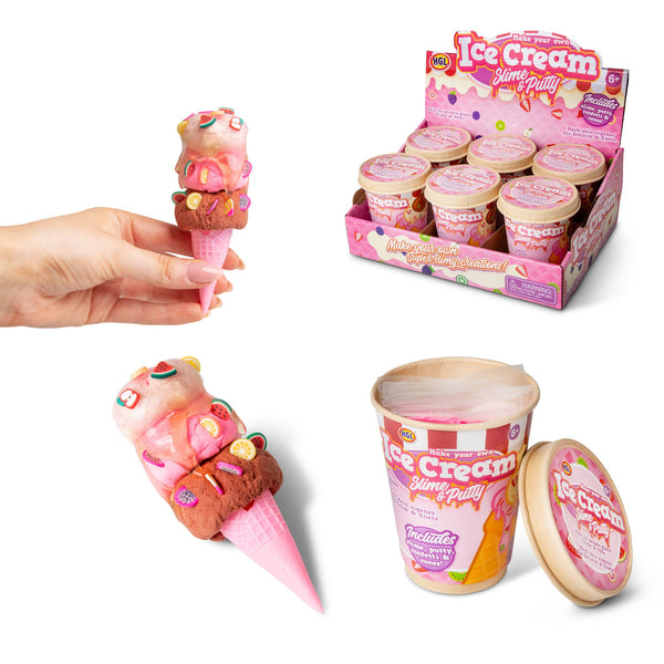 MAKE YOUR OWN ICE CREAM SLIME & PUTTY