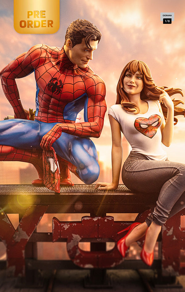 Spider-Man and Mary Jane Statue - Marvel Comics - 1/6 Diorama