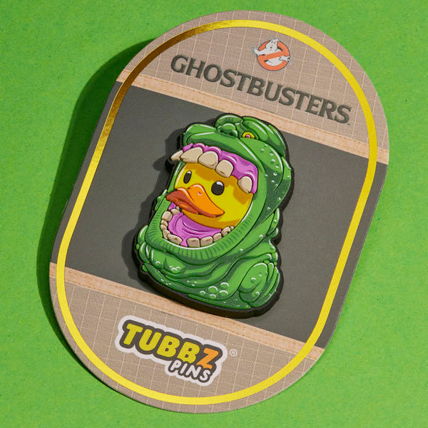 TUBBZ Ghostbusters Slimer Glow-in-the-Dark Rubber Pin