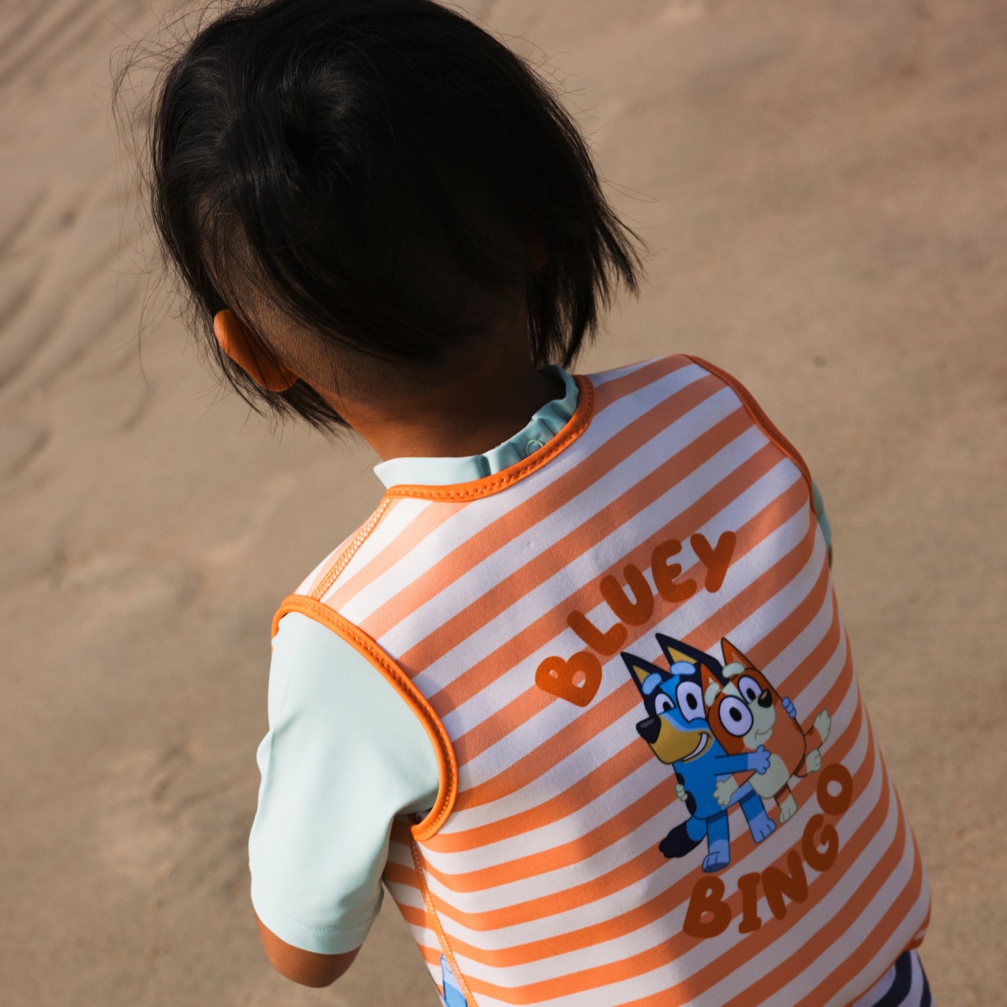 Swim Vest - Orange - Bluey