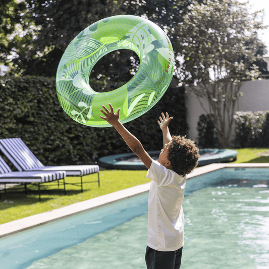 Swim Ring - Green - Tropic dream - Ø 90 cm