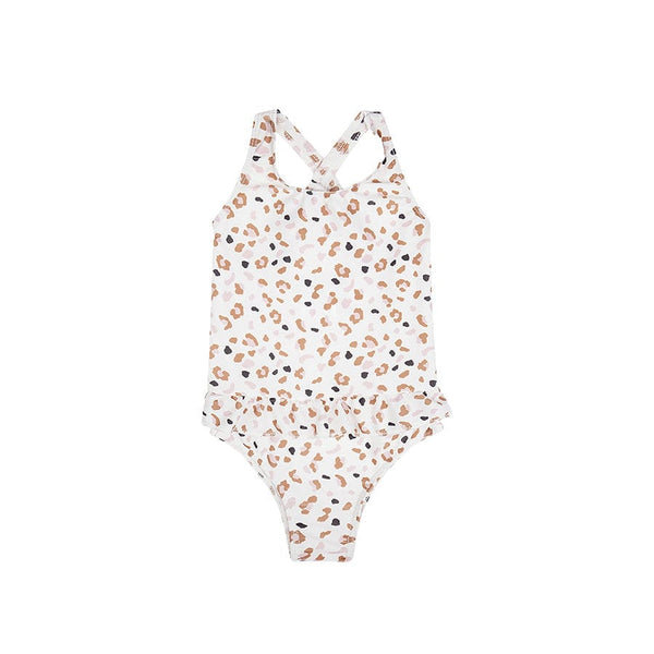 Swimsuit Girls - Khaki - Leopard