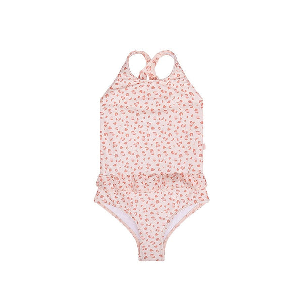 Swimsuit Girls - Old Pink - Leopard