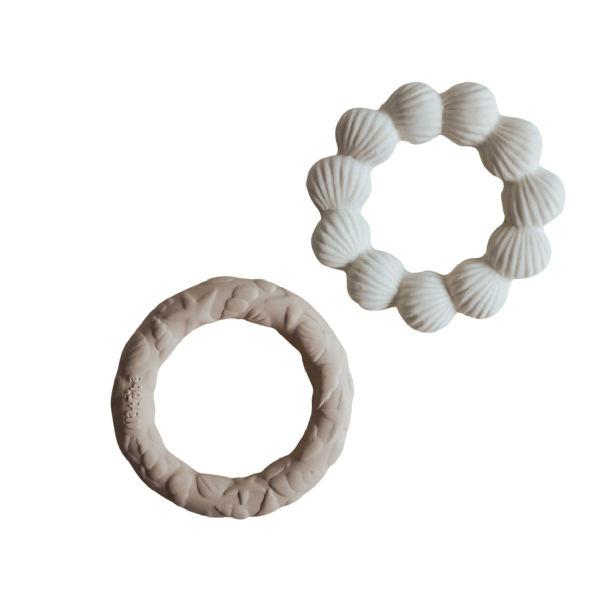 Lot de 2 anneaux de dentition Motifs marins - Natruba