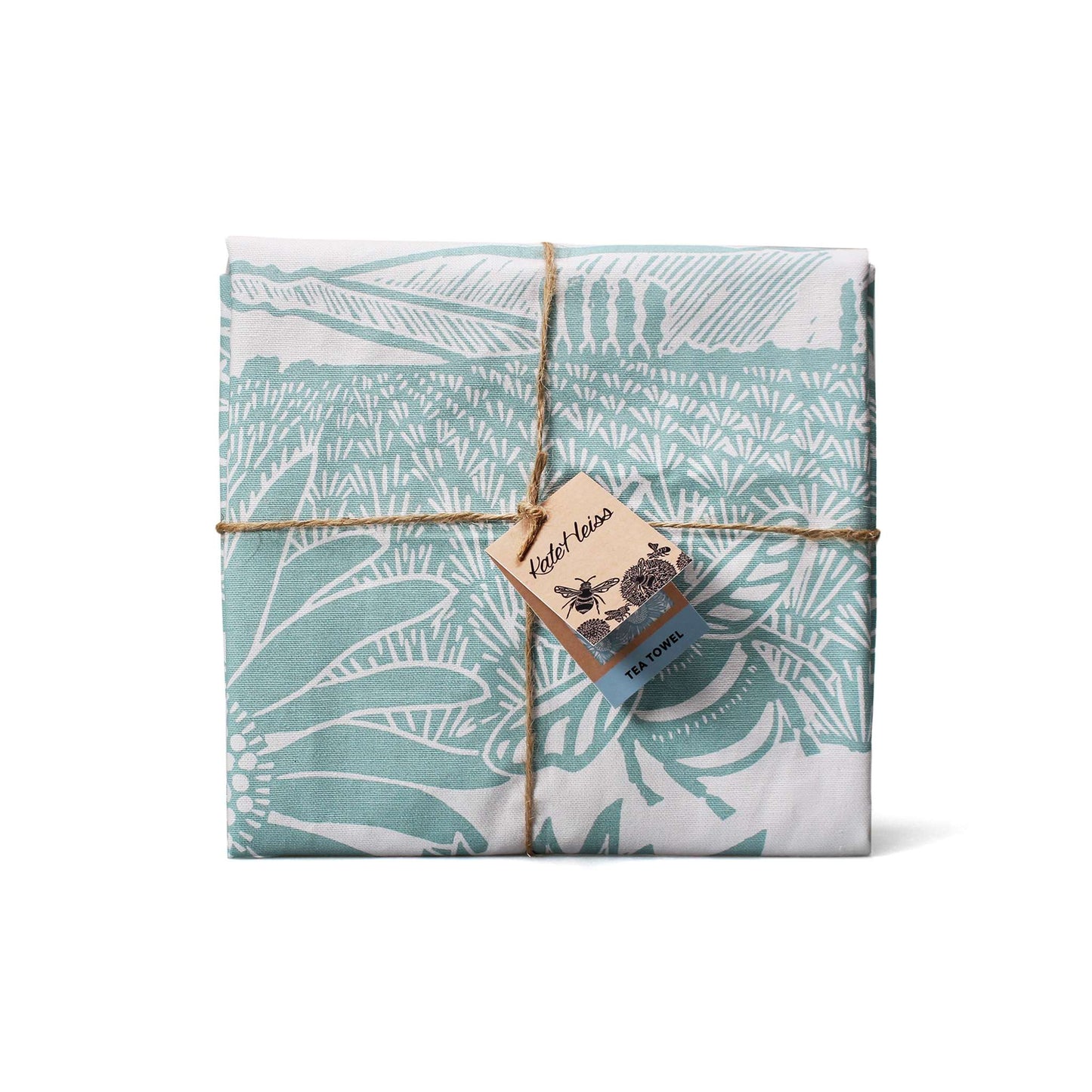 Tea towel Kate Heiss Powder blue