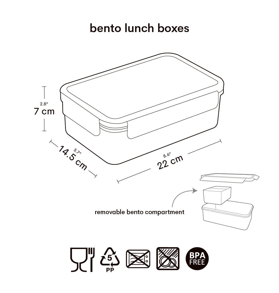 Boîte à déjeuner bento - Pirates – vue 8 – A Little Lovely Company