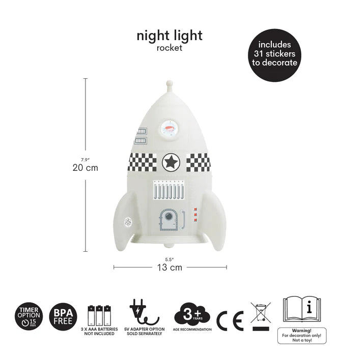 Rocket Night Light