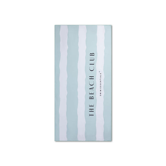 Microfiber Beach Towel - Green - The Beach Club 180 x 90 cm
