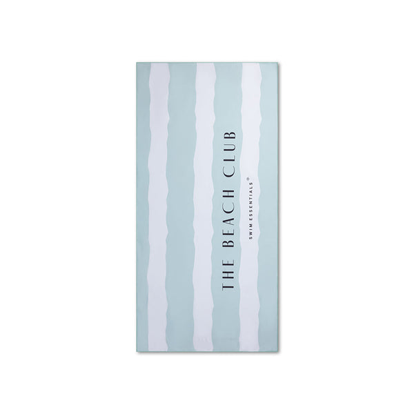 Microfiber Beach Towel - Green - The Beach Club 180 x 90 cm