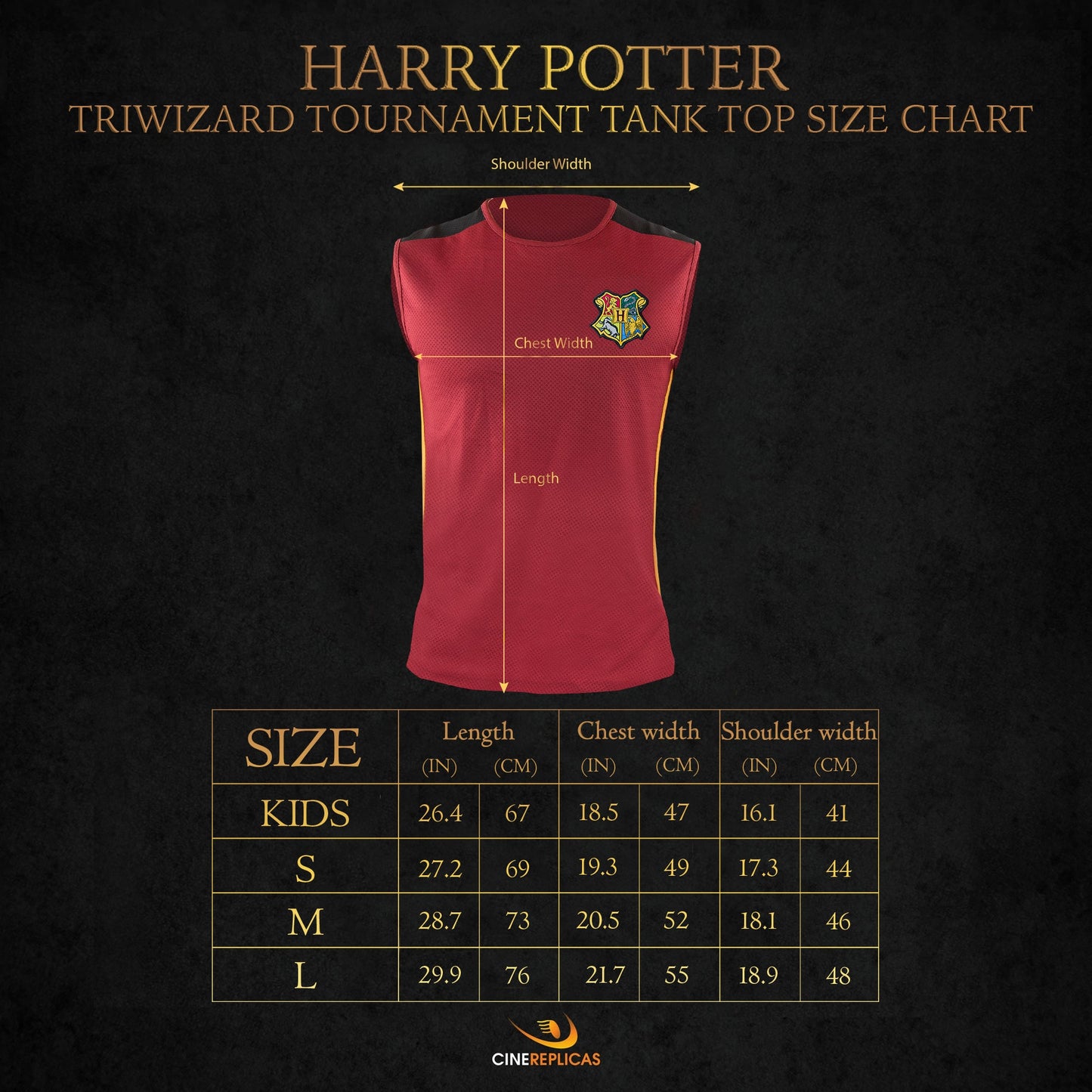 Harry Potter "Triwizard Tournament" Vest Top