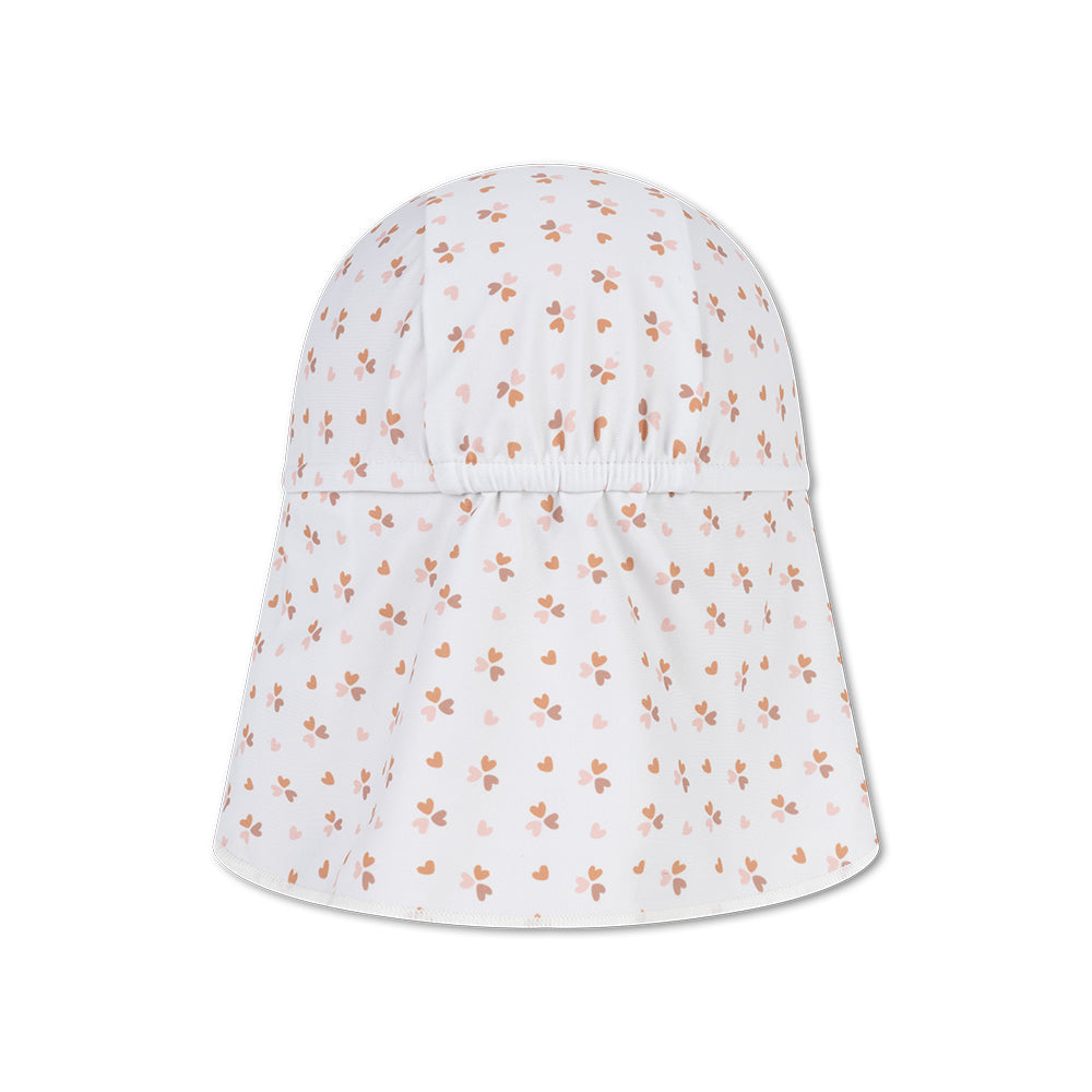 UV Sun Cap - Old Pink - Cozy Hearts
