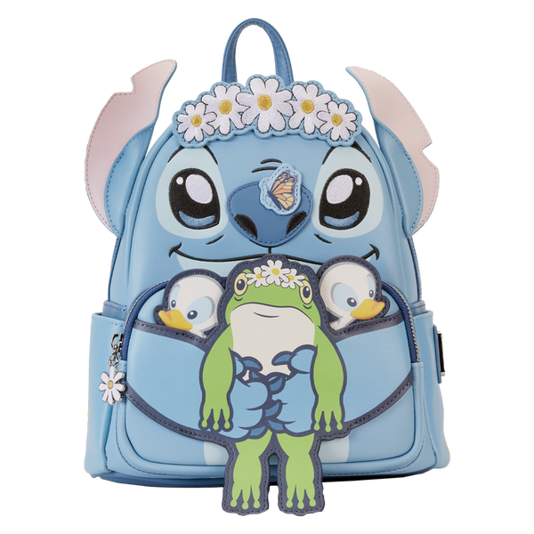 Lilo & Stitch Mini Backpack - Stitch Springtime Daisy