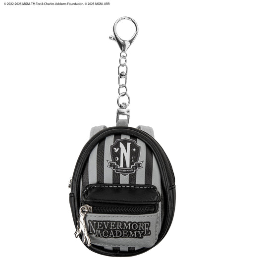Nevermore Academy Black Pouch Keychain