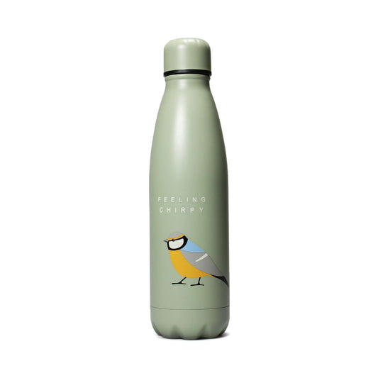 RSPB Free as a Bird Blue Tit Metal Water Bottle – 500ml