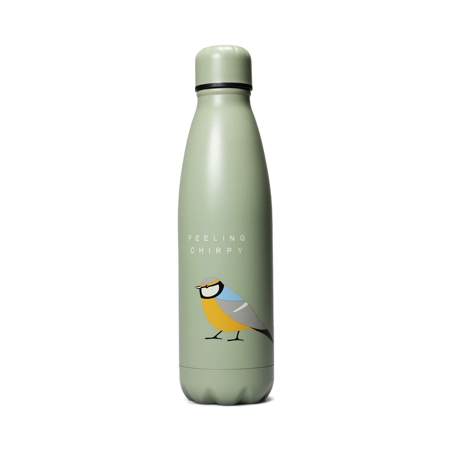 RSPB Free as a Bird Blue Tit Metal Water Bottle – 500ml