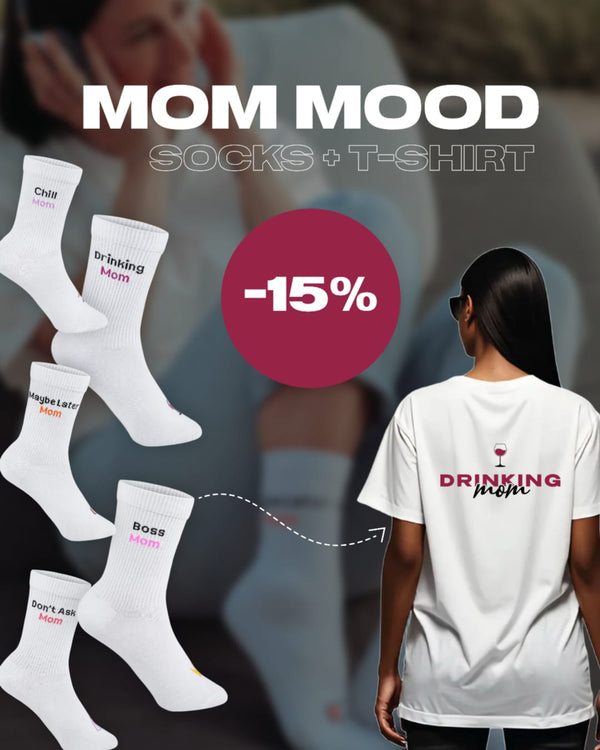Mom deserves the best - T-Shirt & Socks Set