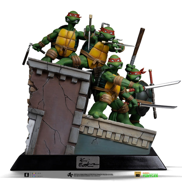 TMNT 1st Cover Set Statue (Signed Version) - Teenage Mutant Ninja Turtles - Art Scale 1/10