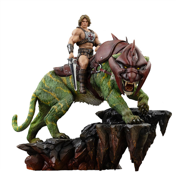 He-Man and Battle Cat Statue - Masters of the Universe Movie - Deluxe Art Scale 1/10