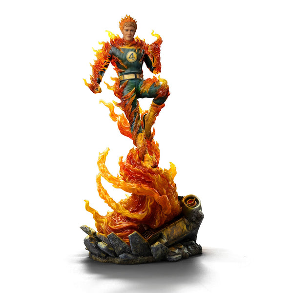 Human Torch (Blue Suit Variant) Statue - Fantastic Four - Art Scale 1/10 - The Fantastic Four
