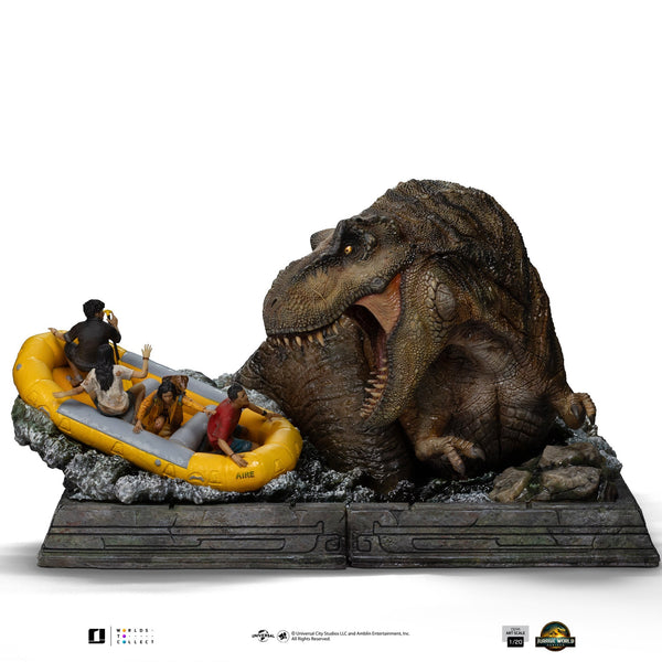 T-Rex River Scene Statue - Jurassic World: Rebirth - Demi Art Scale 1/20