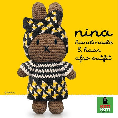 Miffy Plüschtier – Afro-Outfit