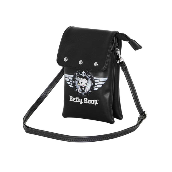 Betty Boop Motor Love-Case for Mobile Phone, Black
