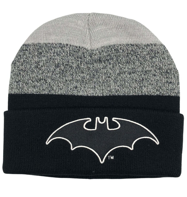 Bonnet chiné Batman avec logo classique