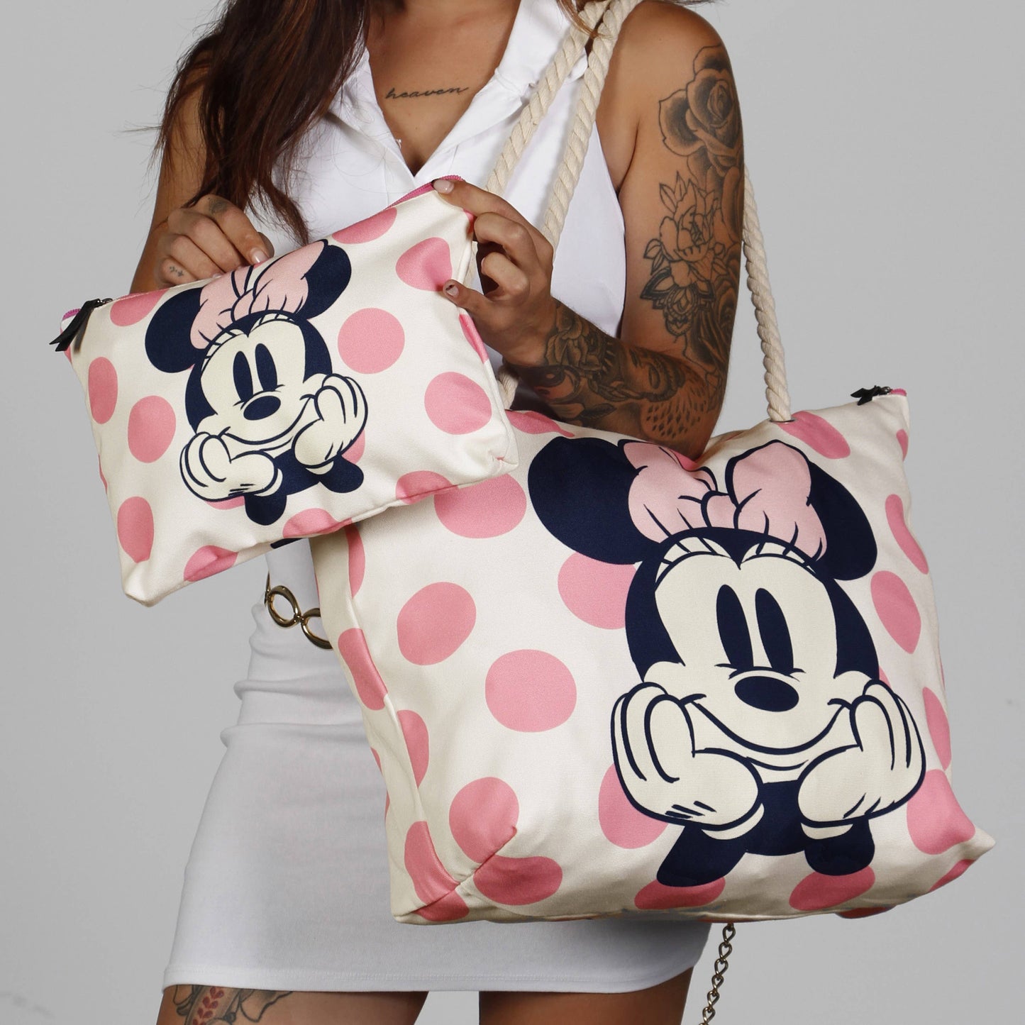 Disney Minnie Mouse Dots-Sun Toiletry Bag, Pink