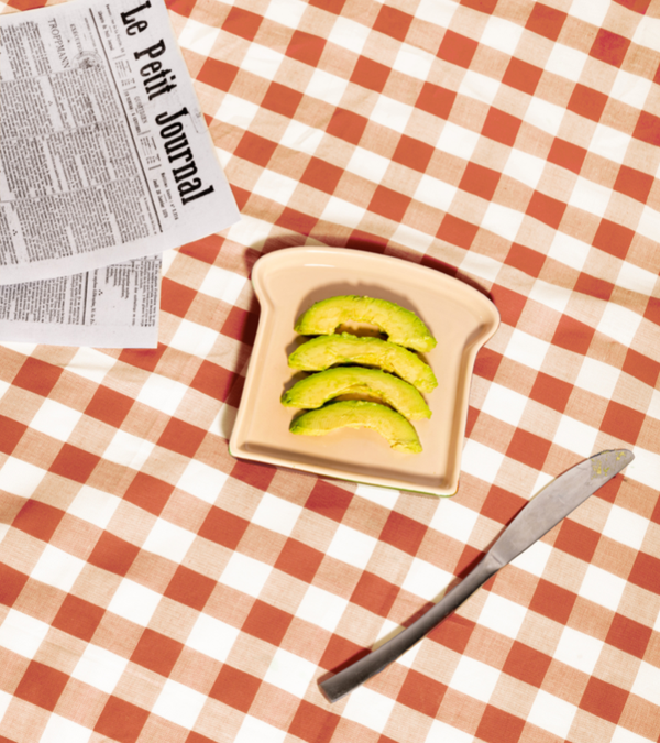 Set van twee toastbordjes