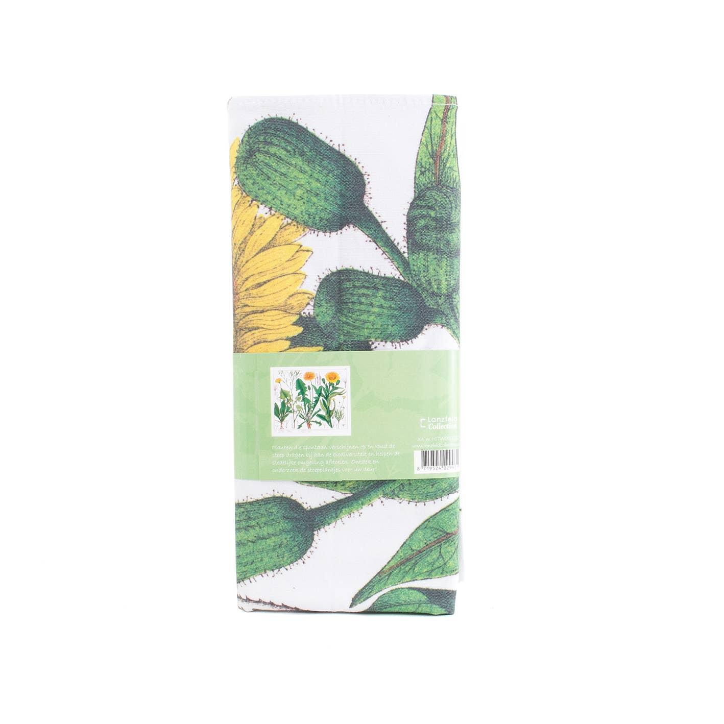 Hortus Botanicus Tea Towel with Dandelion Motif