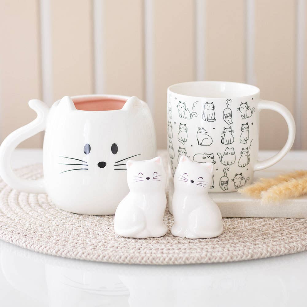 White Cat Salt & Pepper