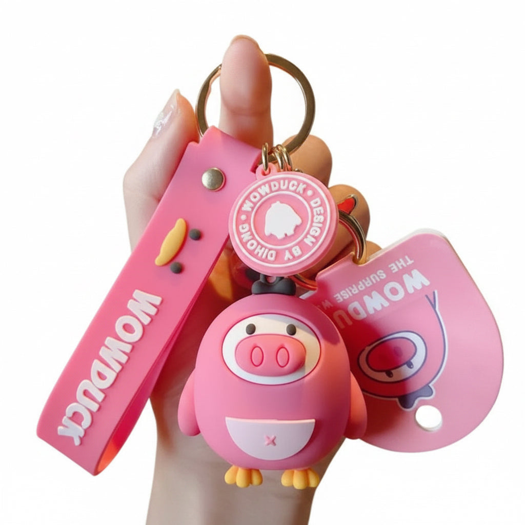 Porte Clés Canard Cochon