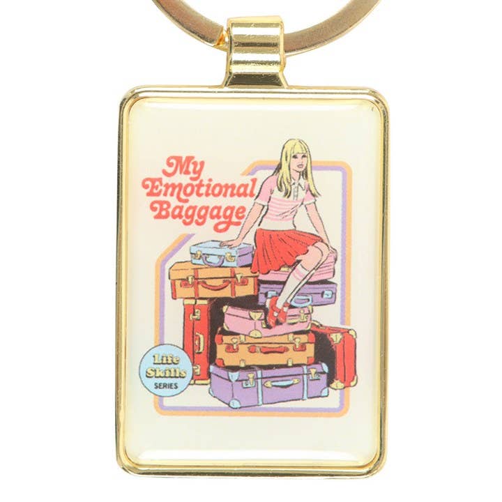 My Emotional Luggage Keychain by Steven Rhodes