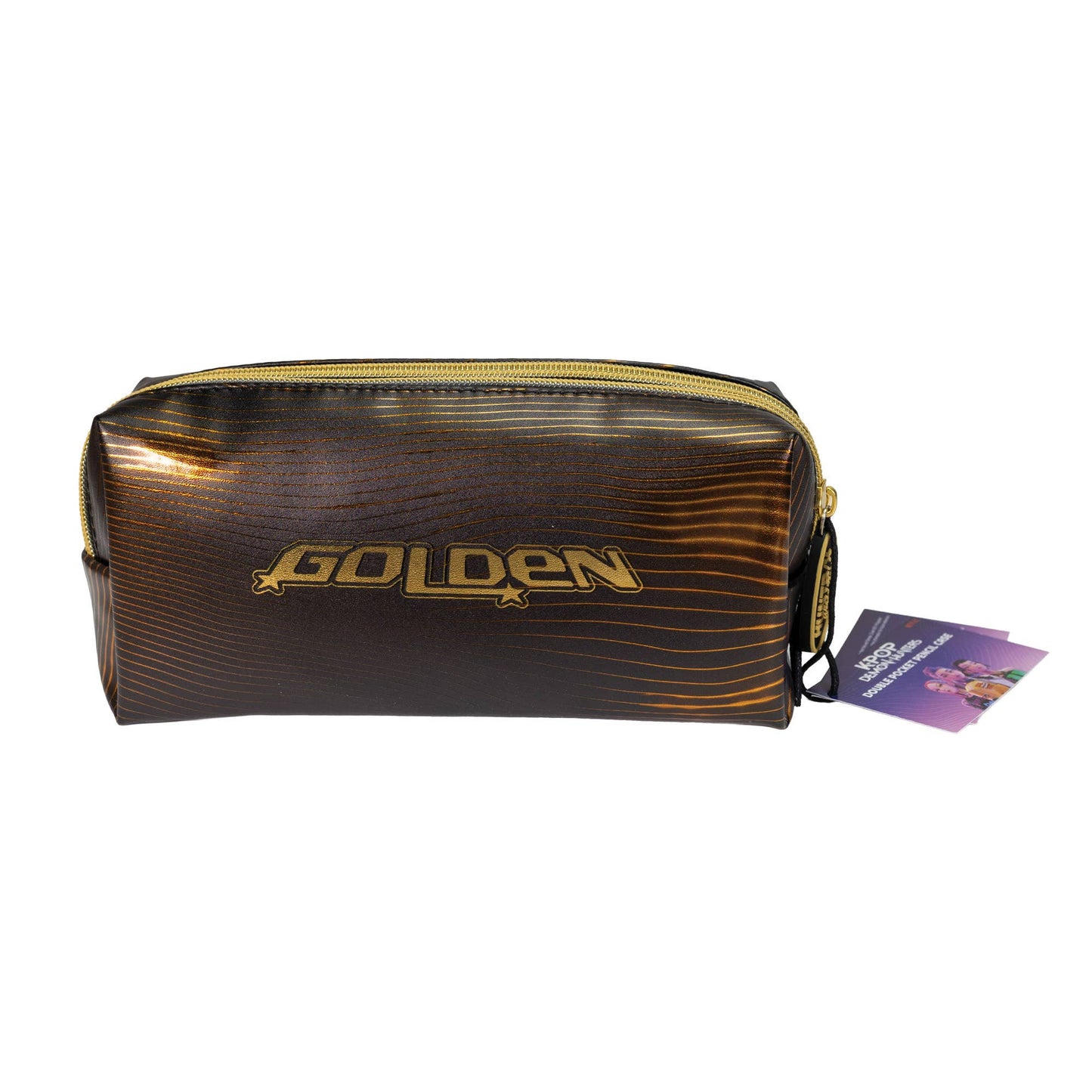 KPop Demon Hunters - pencil case - gold