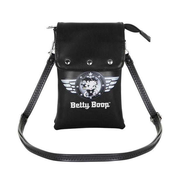 Betty Boop Motor Love-Case for Mobile Phone, Black