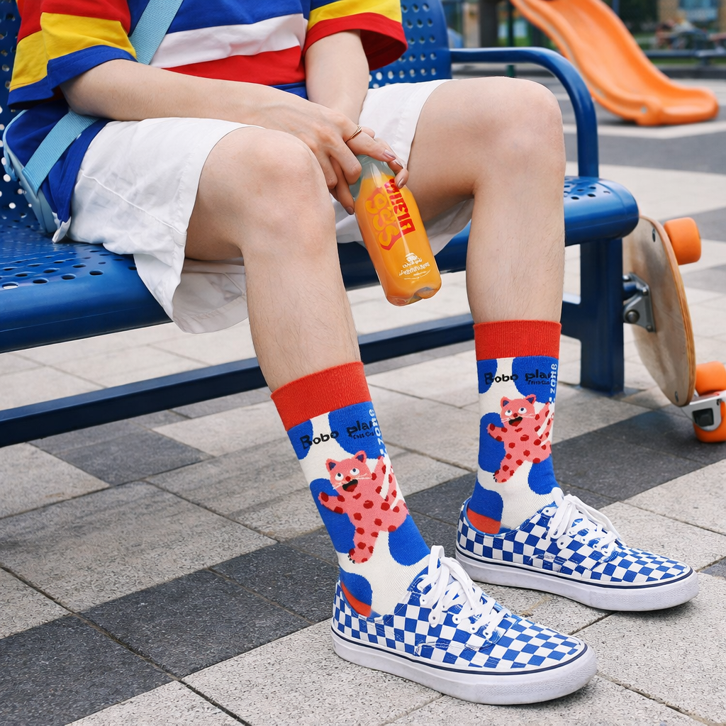 Leopard print socks “Bobo Jump”