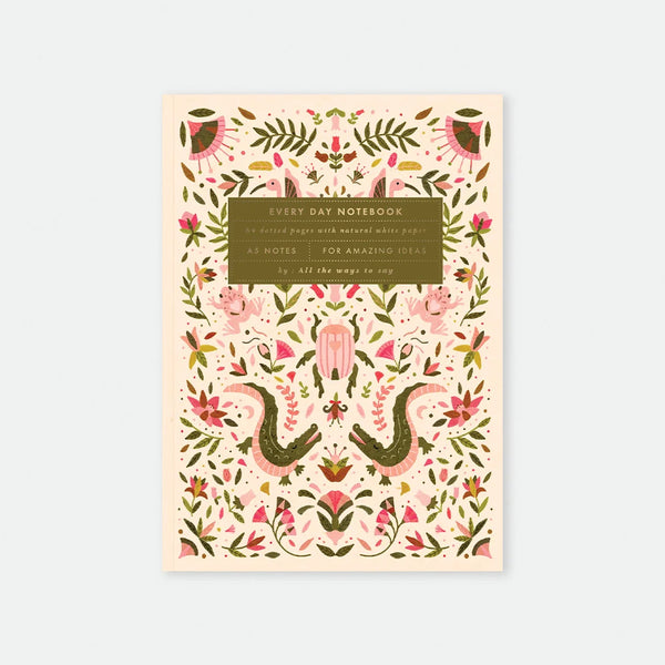 Pink Croco - A5 Notebook