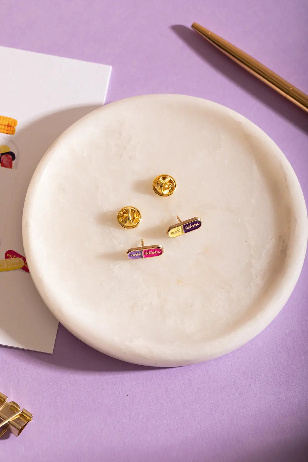 Anti-Idiot Duo - Pins