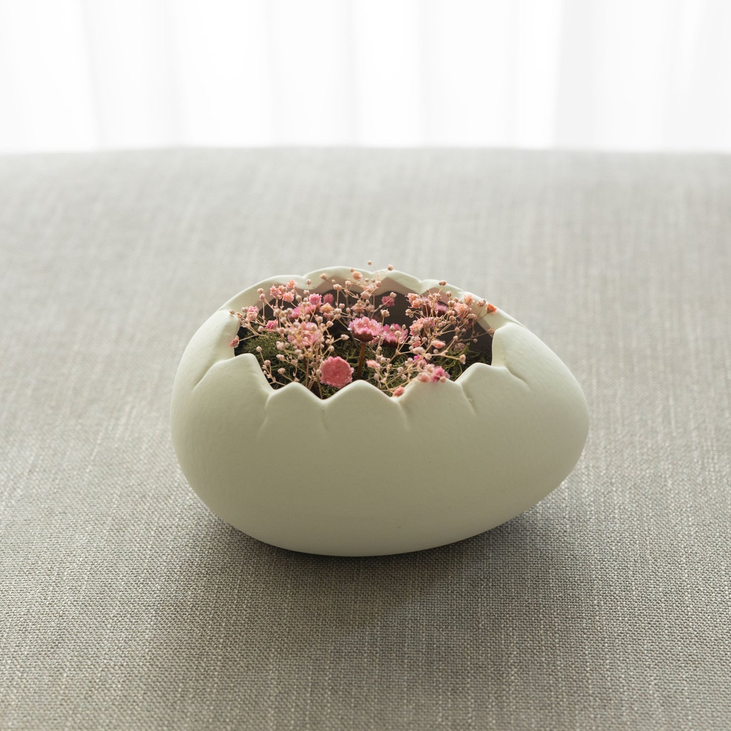 Œuf de Pâques ouvert en céramique – Oito.Atelier – vue 10