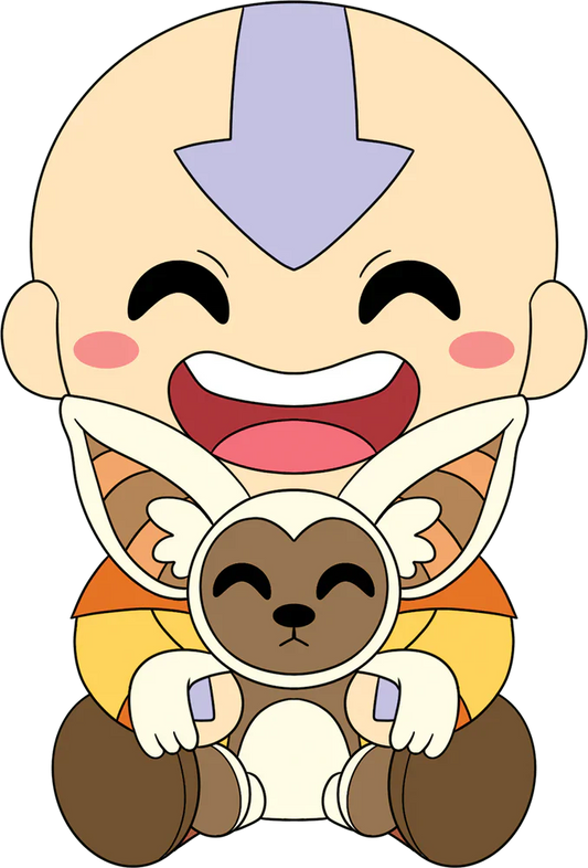 aang and momo sit plush youtooz
