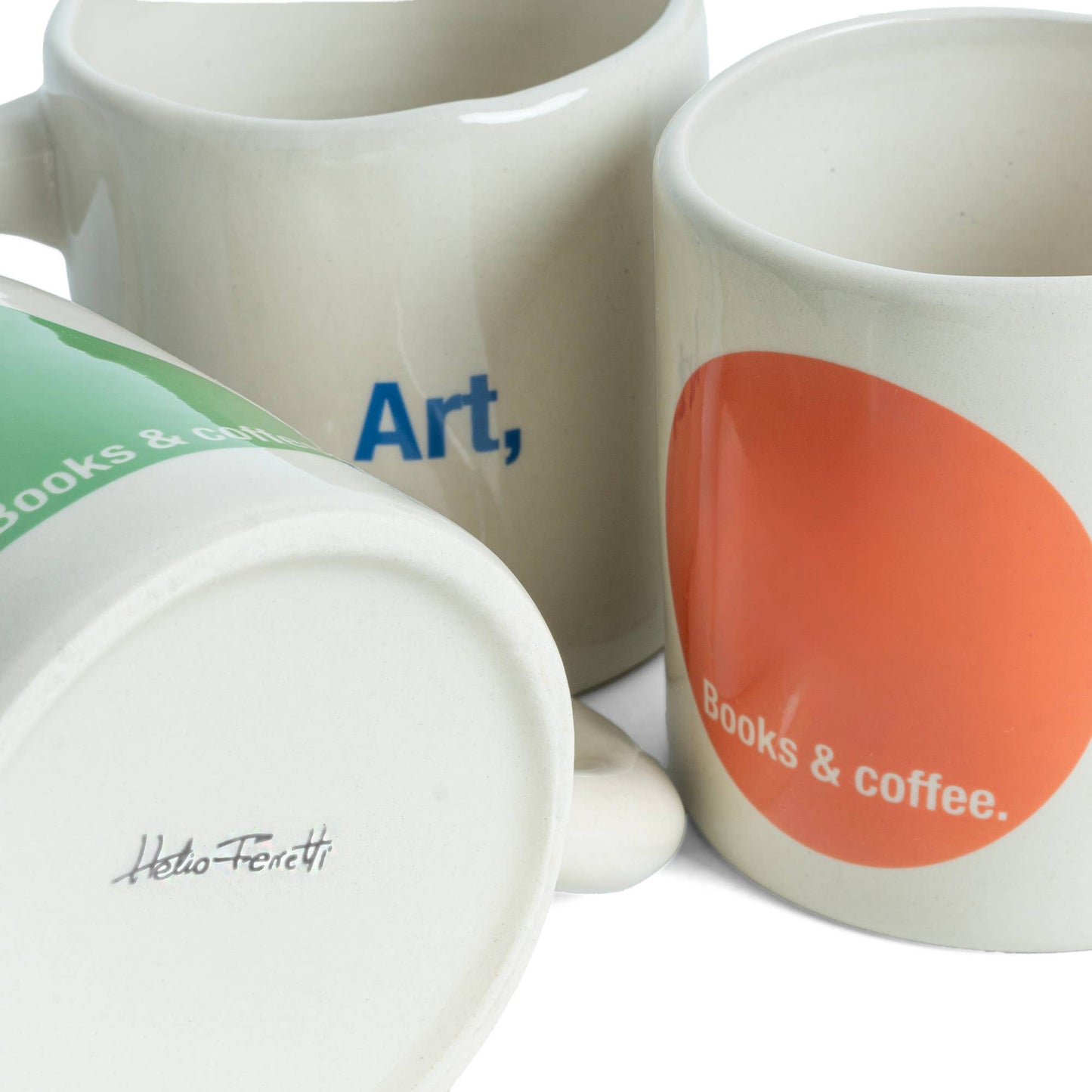 Tasse Livres&café Bleus Helio Ferretti Vue 6
