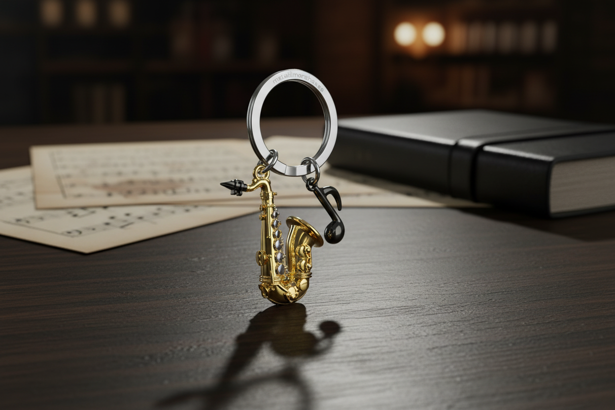 Saxofoon sleutelhanger