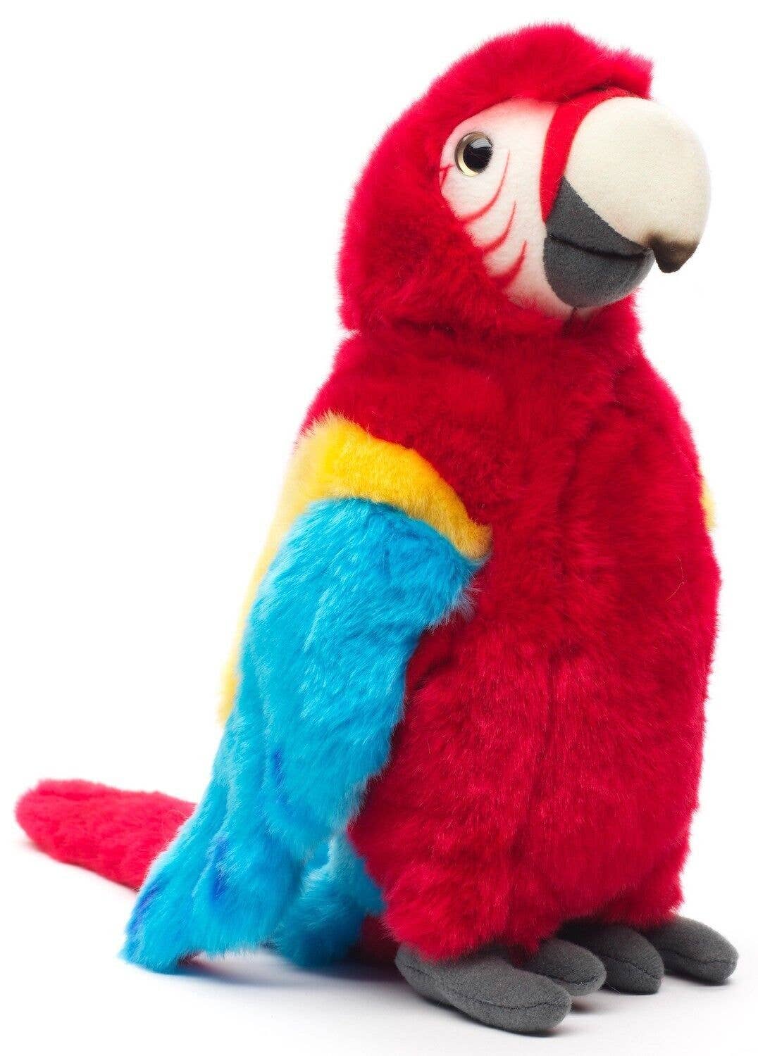 Red Macaw Parrot Plush Toy