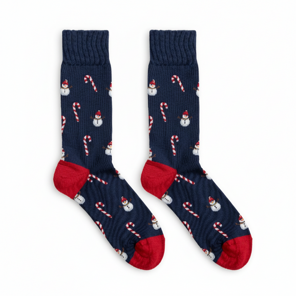 Snowman Socks and Candy Canes