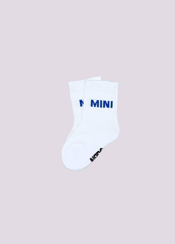 Baby-/kindersokjes “MINI” - Blauw