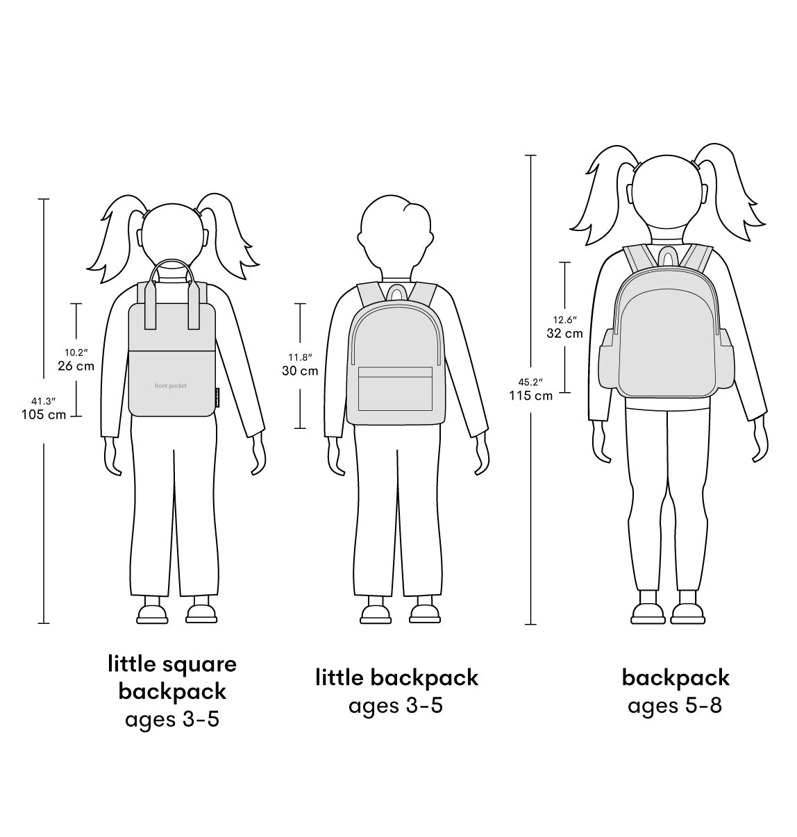 Petit sac à dos enfant - Robots – vue 6 – A Little Lovely Company