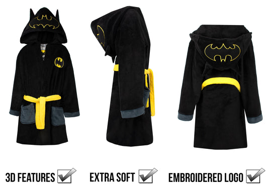 Personalized Kids Batman Robe