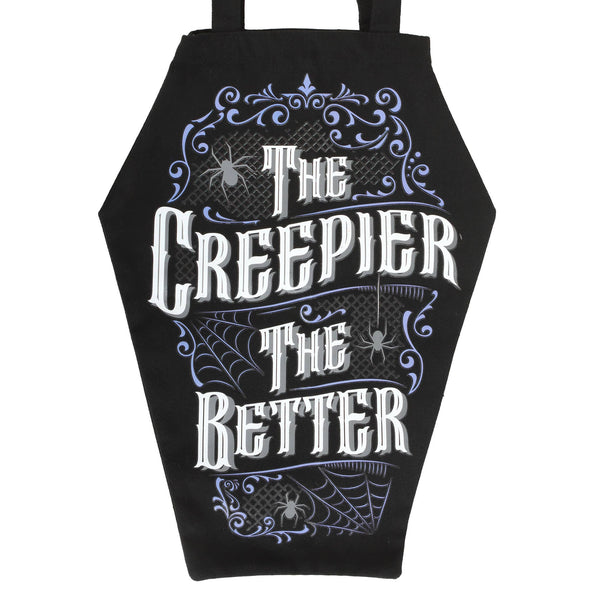 Sac cabas en forme de cercueil « The Creepier the Better »