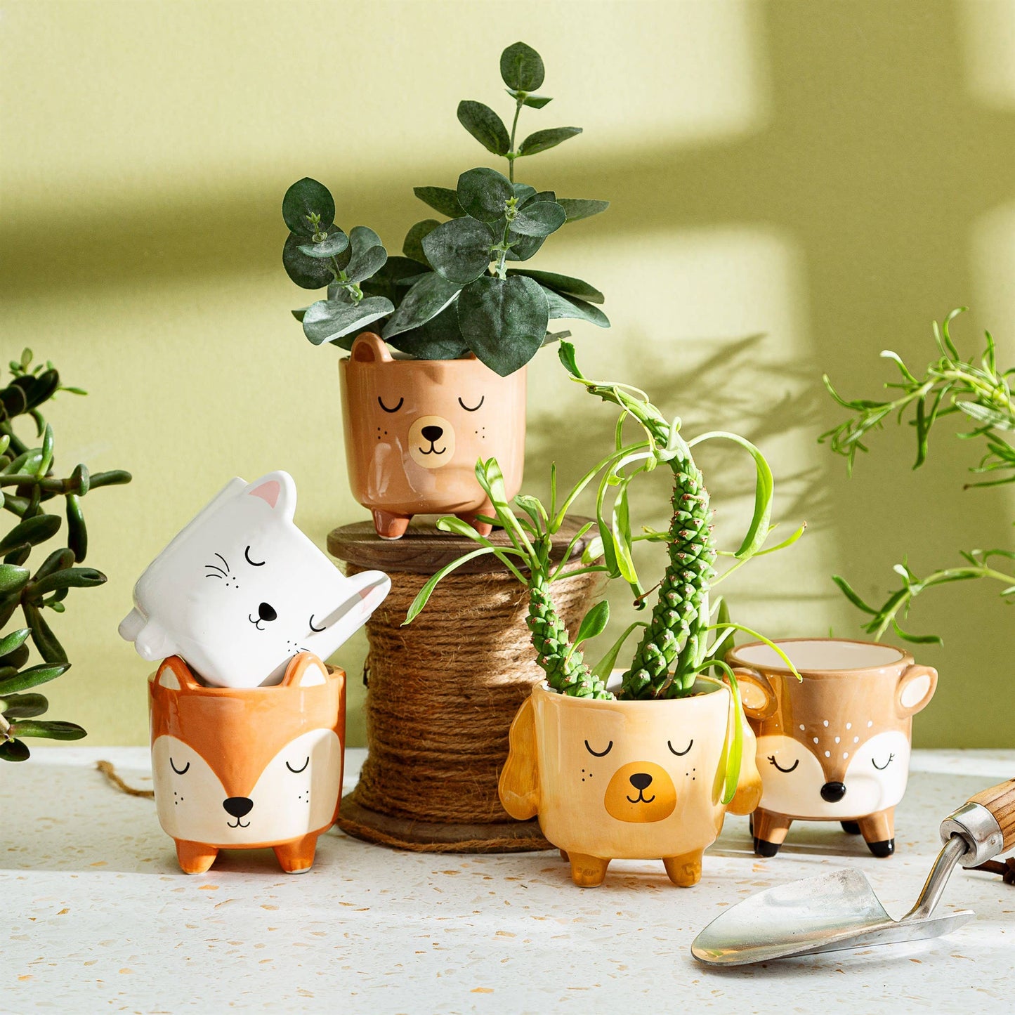 Deer Mini Flower Pot on Legs