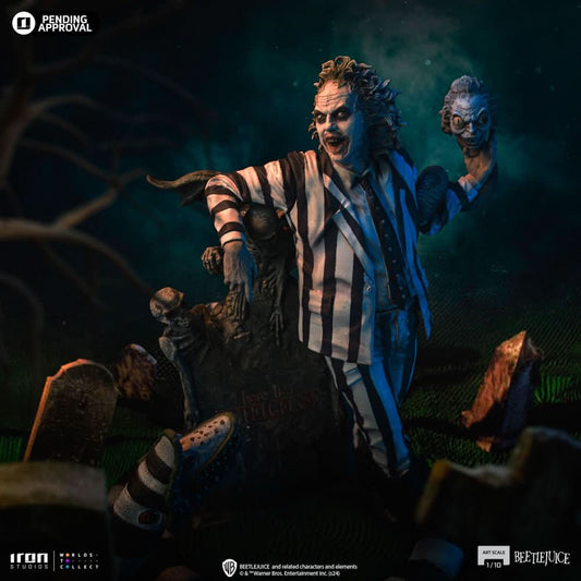 Beetlejuice Statue - Beetlejuice Beetlejuice - Art Scale 1/10 - Iron Studios